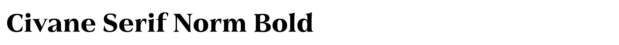 Civane Serif Norm Bold image